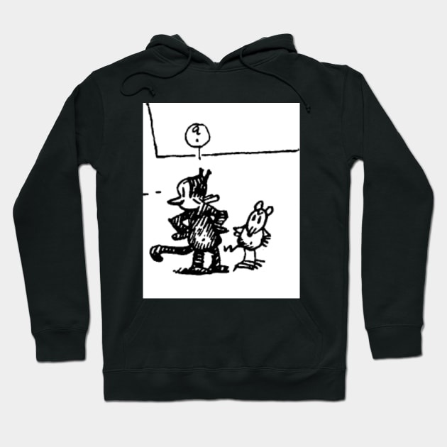 Krazy Kat and Ignatz Mouse Classic Comic Hoodie by GoneawayGames